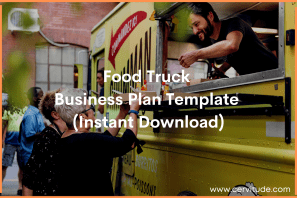 Food Truck Business Plan Template Instant Download