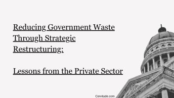 Reducing Government Waste Through Strategic Restructuring: Lessons from the Private Sector
